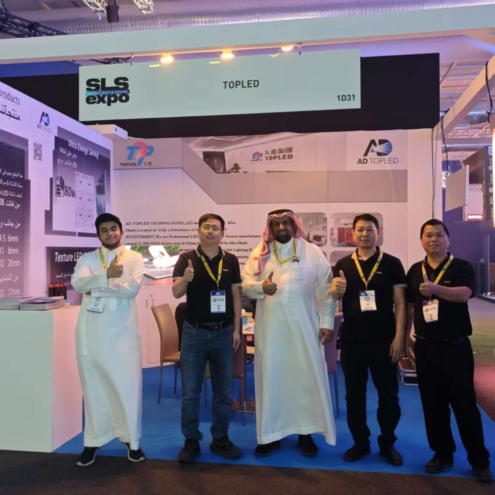 TOPLED Successfully Showcases LED Display Screen at Light And Sound Expo 2025