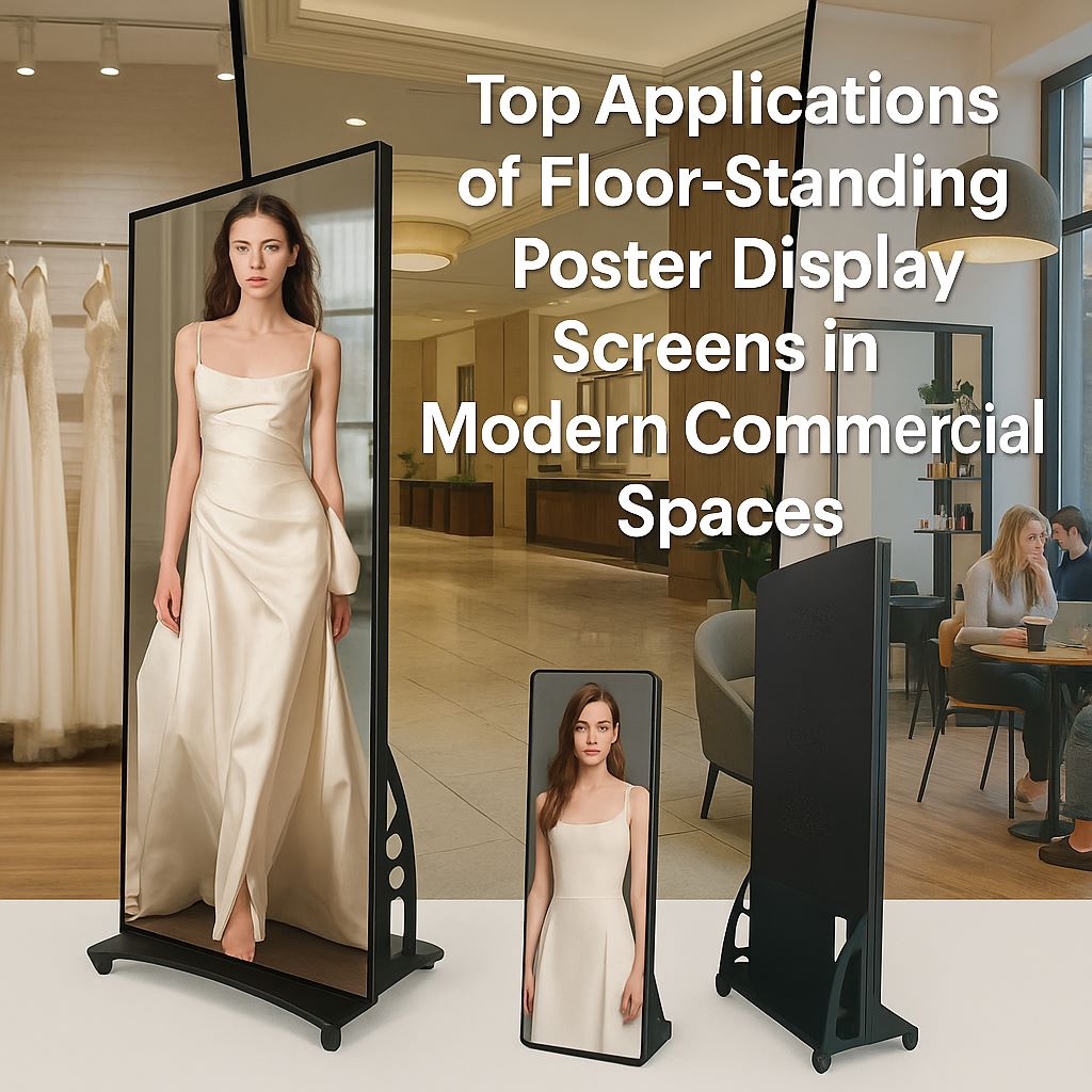 Top Applications of Floor-Standing Poster Display Screens