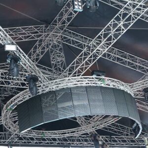 toroidal LED display design structures of stage