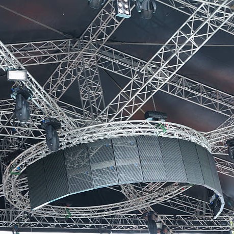 toroidal LED display design structures of stage