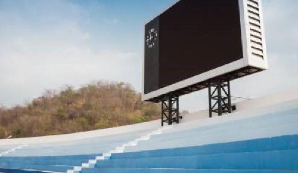 LED display screens for live sports events